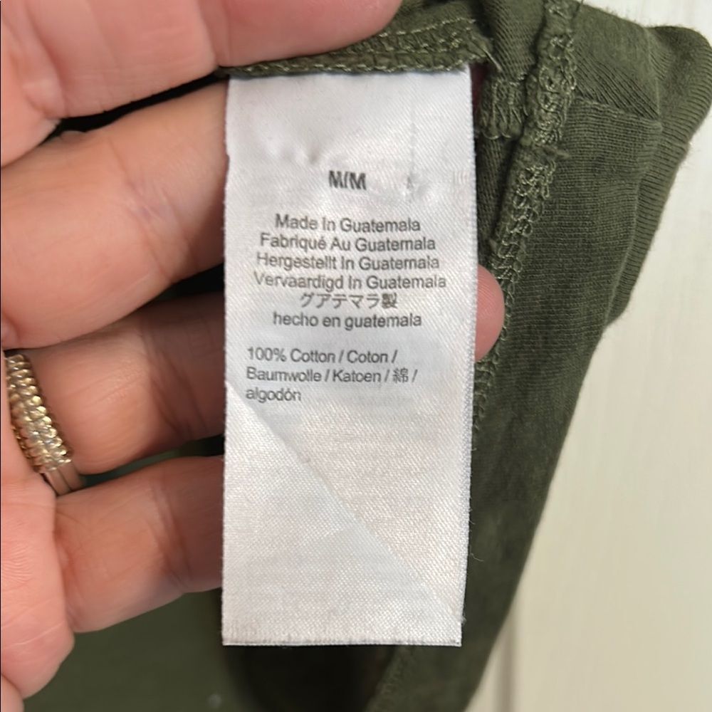 MADEWELL ANN TAYLOR LOFT Vintage Soft Green Blue Short Sleeve T-Shirts Green - Picture 4 of 10
